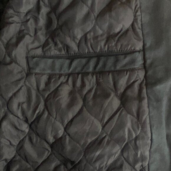 Levis Canvas Chore Barn Coat Black Cowboy Farm Utility Trucker Quilted 90s Sz XL - Picture 9 of 15